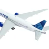 Boeing 777-200ER Commercial Aircraft "United Airlines" (N798UA) White with Blue Tail 1/400 Diecast Model Airplane by GeminiJets