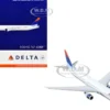 Boeing 767-400ER Commercial Aircraft "Delta Air Lines" (N829MH) White with Red and Blue Tail 1/400 Diecast Model Airplane by GeminiJets