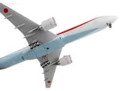 Boeing 777 300ER Commercial Aircraft Japan Air Self Defense Force White with Red Stripes Gemini Macs Series 1/400 Diecast Model Airplane GeminiJets GM086