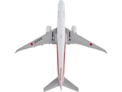 Boeing 777 300ER Commercial Aircraft Japan Air Self Defense Force White with Red Stripes Gemini Macs Series 1/400 Diecast Model Airplane GeminiJets GM086