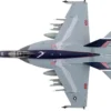 Boeing F/A-18E Super Hornet Fighter Aircraft "166817, VFA-136 Knighthawks, USS Trumman" (2024) United States Navy "Air Power Series" 1/72 Diecast Model by Hobby Master