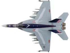 Boeing F/A-18E Super Hornet Fighter Aircraft "166817, VFA-136 Knighthawks, USS Trumman" (2024) United States Navy "Air Power Series" 1/72 Diecast Model by Hobby Master
