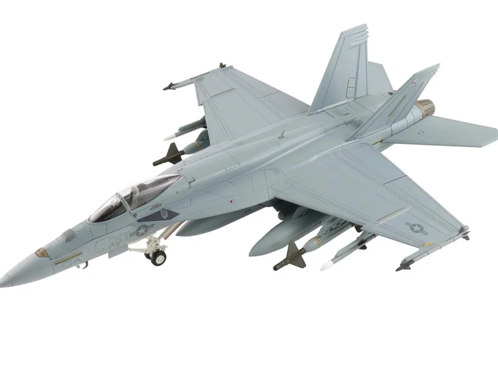 Boeing F/A-18E Super Hornet Fighter Aircraft "Dagger Team (with decals)" United States Navy "Air Power Series" 1/72 Diecast Model by Hobby Master
