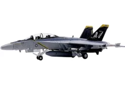 Boeing F/A-18F Super Hornet Fighter Aircraft "VFA-103 Jolly Rogers, 75th Anniversary" (2018) United States Navy 1/100 Diecast Model Airplane
