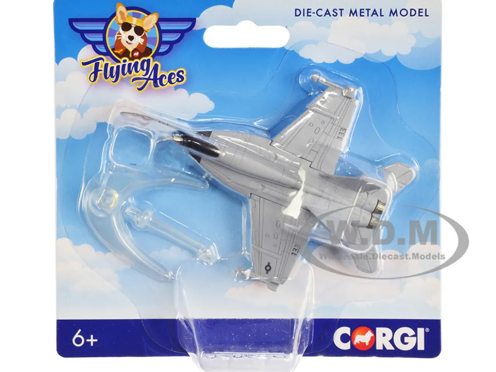 Boeing F A 18 Super Hornet Fighter Aircraft USAF Flying Aces Series Diecast Model Corgi CS90658