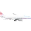 Boeing 777F Commercial Aircraft China Airlines Cargo White with Purple Stripes and Tail 1/400 Diecast Model Airplane GeminiJets GJ1984