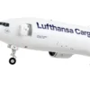 Boeing 777F Commercial Aircraft Lufthansa Cargo White with Blue Tail Gemini 200 Interactive Series 1/200 Diecast Model Airplane GeminiJets G2DLH1144