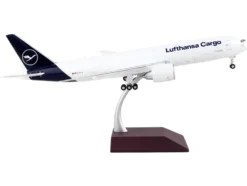 Boeing 777F Commercial Aircraft Lufthansa Cargo White with Blue Tail Gemini 200 Series 1/200 Diecast Model Airplane GeminiJets G2DLH1143