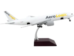 Boeing 777F Commercial Aircraft AeroLogic White Gemini 200 Interactive Series 1/200 Diecast Model Airplane GeminiJets G2BOX949