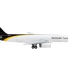 Boeing 757 200F Commercial Aircraft UPS United Parcel Service Worldwide Services White and Dark Brown 1/400 Diecast Model Airplane GeminiJets GJ1992