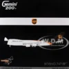 Boeing 747-8F Commercial Aircraft "UPS Worldwide Services" (N607UP) White with Brown Tail "Gemini 200 - Interactive Series" Series 1/200 Diecast Model Airplane by GeminiJets