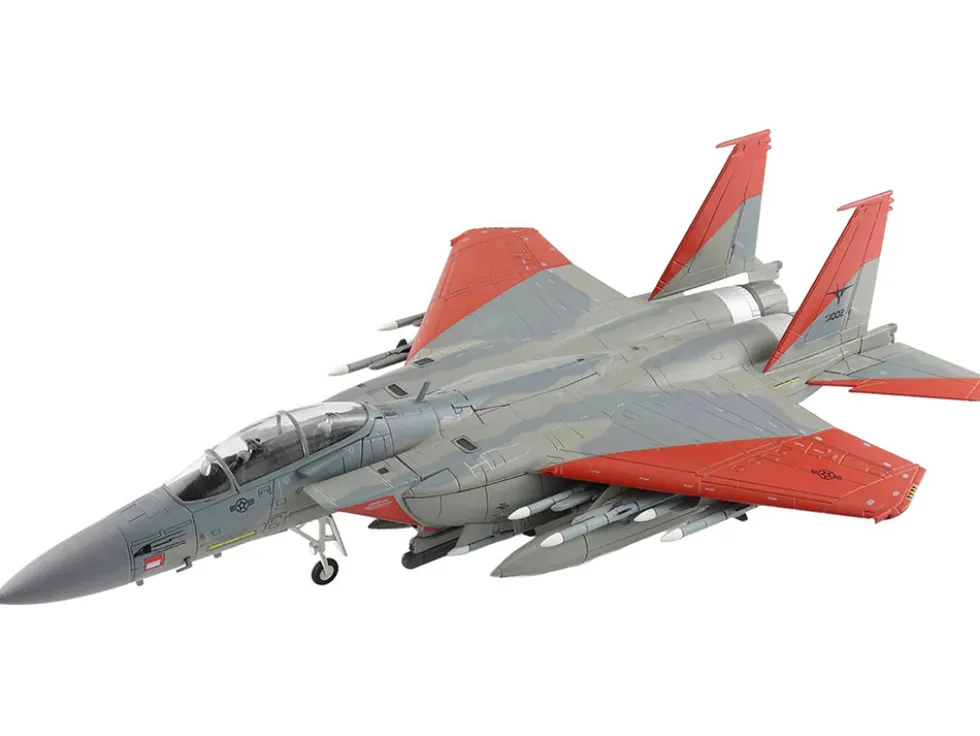 Boeing F-15SA (Saudi Advanced) Eagle Fighter Aircraft "12-1002, USAF Test Markings" (2018) Saudi Royal Air Force "Air Power Series" 1/72 Diecast Model by Hobby Master