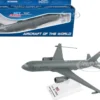 Boeing KC-46A Pegasus Aircraft "United States Air Force" (N462KC) Gray (Snap-Fit) 1/200 Plastic Model by Skymarks