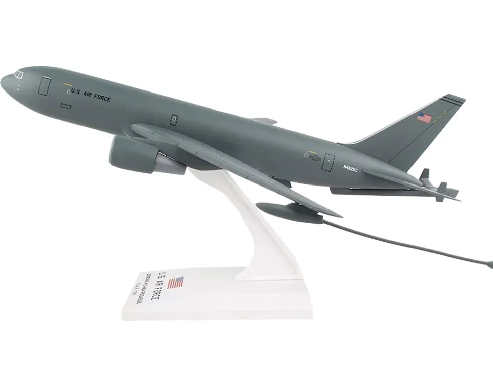 Boeing KC-46A Pegasus Aircraft "United States Air Force" (N462KC) Gray (Snap-Fit) 1/200 Plastic Model by Skymarks