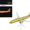 Boeing 737 MAX 8 Commercial Aircraft Southwest Airlines Gold and Red Gemini 200 Series 1/200 Diecast Model Airplane GeminiJets G2SWA1216