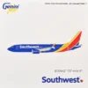Boeing 737 MAX 8 Commercial Aircraft "Southwest Airlines" (N8788L) Blue with Red and Yellow Stripes 1/400 Diecast Model Airplane by GeminiJets