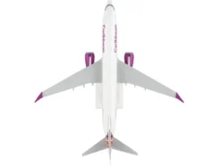 Boeing 737 MAX 8 Commercial Aircraft "Caribbean Airlines" White with Tail Graphics (Snap-Fit) 1/130 Plastic Model by Skymarks