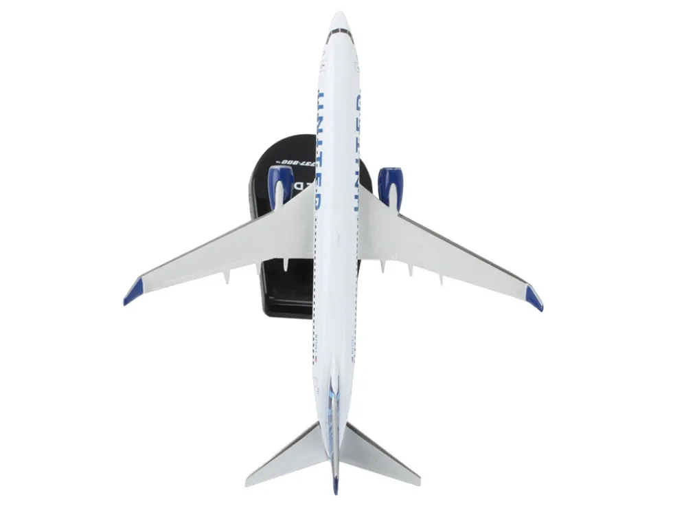 Boeing 737 800 Next Generation Commercial Aircraft United Airlines 1/300 Diecast Model Airplane Postage Stamp PS5815-4