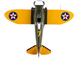 Boeing P 26 Peashooter Fighter Aircraft United States Army Air Corps 1/63 Diecast Model Airplane Postage Stamp PS5560-2