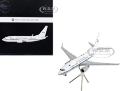 Boeing 737 700 Transport Aircraft Royal Australian Air Force 100th Anniversary A36 001 White and Gray Gemini 200 Series 1/200 Diecast Model Airplane GeminiJets G2RAA1224