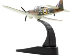 Boulton Paul Defiant MK I Fighter Plane Pilot Sqn Ldr P Hunter Gunner Sgt F King 264 Squadron RAF Hornchurch August 1940 Oxford Aviation Series 1/72 Diecast Model Airplane Oxford Diecast AC109