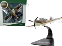 Boulton Paul Defiant MK I Fighter Plane Pilot Sqn Ldr P Hunter Gunner Sgt F King 264 Squadron RAF Hornchurch August 1940 Oxford Aviation Series 1/72 Diecast Model Airplane Oxford Diecast AC109