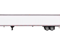 Box Dry Goods Trailer White 1/87 (HO) Plastic Model by HO Logistics