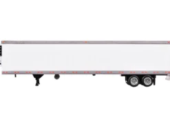 Box Trailer with Reefer White 1/87 (HO) Plastic Model by HO Logistics
