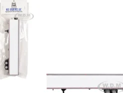 Box Trailer with Reefer White 1/87 (HO) Plastic Model by HO Logistics