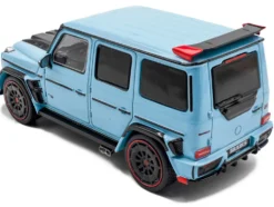 2021 Brabus Rocket 900 China Blue with Black Hood 1/43 Diecast Model Car by Solido