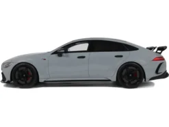 2024 Brabus Rocket 1000 Nardo Gray with Black Top 1/18 Model Car by GT Spirit