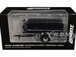 Brent 1398 Avalanche Grain Cart with Flotation Tires Black Metallic 1/64 Diecast Model by SpecCast