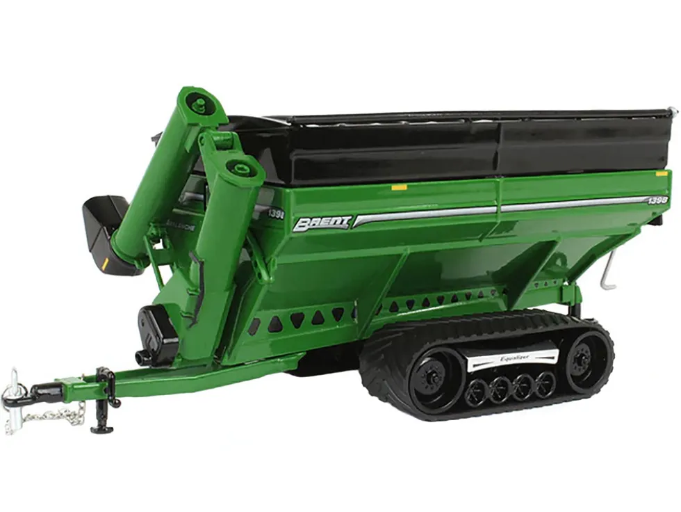 Brent 1398 Avalanche Grain Cart with Equalizer Tracks Green 1/64 Diecast Model by SpecCast