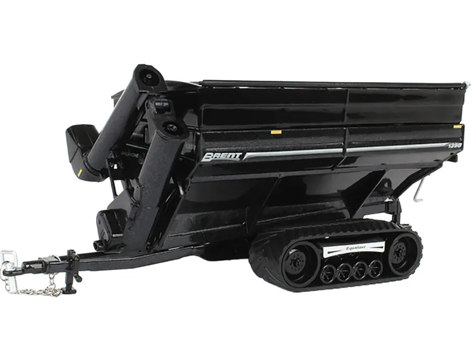 Brent 1398 Avalanche Grain Cart with Equalizer Tracks Black Metallic 1/64 Diecast Model by SpecCast