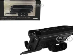Brent 1198 Avalanche Grain Cart with Tracks Black Metallic 1/64 Diecast Model SpecCast UBC040