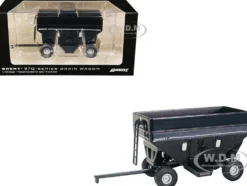 Brent 657Q Grain Train Wagon Black Metallic 1/64 Diecast Model by SpecCast