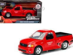 Brian's 1999 Ford F-150 SVT Lightning Pickup Truck Red Fast & Furious Movie 1/32 Diecast Model Car Jada 98320