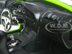 Brian's Mitsubishi Eclipse Green with Black Hood and Graphics