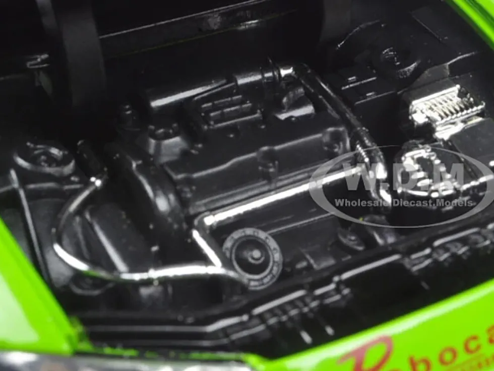 Brian's Mitsubishi Eclipse Green with Black Hood and Graphics "The Fast and The Furious" (2001) Movie "25 Years of Fast & Furious" Series 1/24 Diecast Model Car by Jada