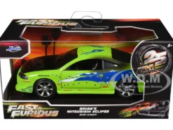 Brian's Mitsubishi Eclipse Green with Graphics (Damaged Version)