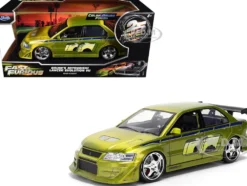 Brian's Mitsubishi Lancer Evolution VII Green Color Brush Finish