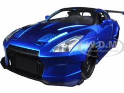 Brian's 2009 Nissan GTR R35 Blue Ben Sopra "Fast & Furious" Movie 1/24 Diecast Model Car Jada 98271