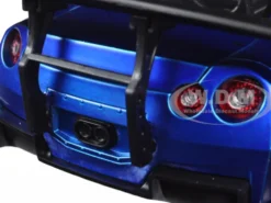 Brian's 2009 Nissan GTR R35 Blue Ben Sopra "Fast & Furious" Movie 1/24 Diecast Model Car Jada 98271