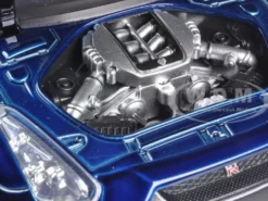 Brian's 2009 Nissan GTR R35 Blue "Fast & Furious 7" Movie 1/24 Diecast Model Car Jada 97036