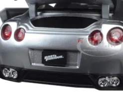Brian's Nissan GT-R R35 Silver Fast & Furious Movie 1/24 Diecast Model Car Jada 97212