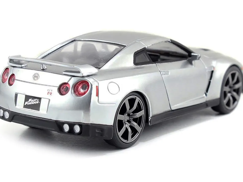 Brian s Nissan GT R R35 Silver Metallic Fast & Furious Movie 1/32 Diecast Model Car Jada JA97383