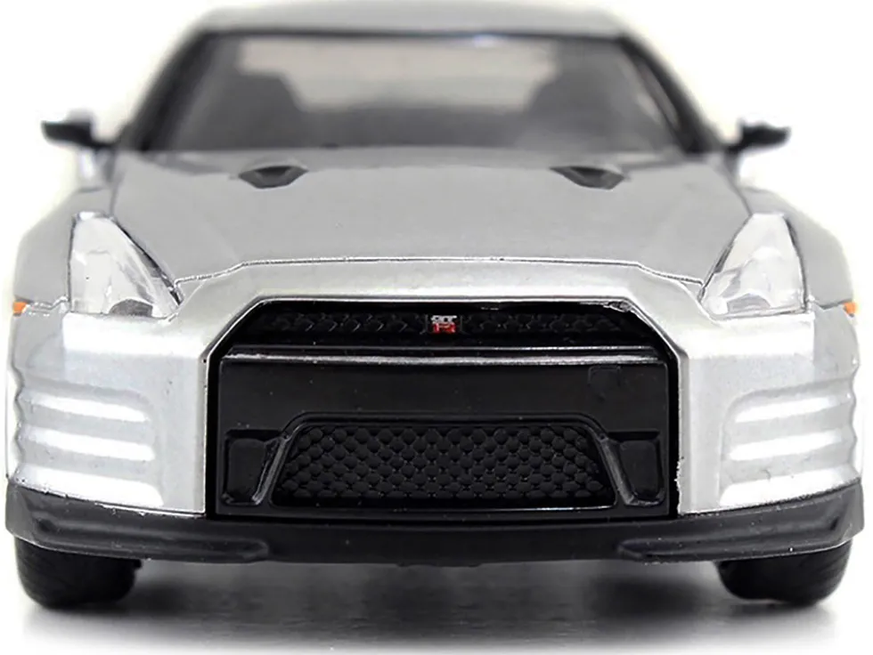 Brian s Nissan GT R R35 Silver Metallic Fast & Furious Movie 1/32 Diecast Model Car Jada JA97383