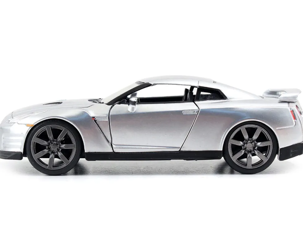 Brian s Nissan GT R R35 Silver Metallic Fast & Furious Movie 1/32 Diecast Model Car Jada JA97383