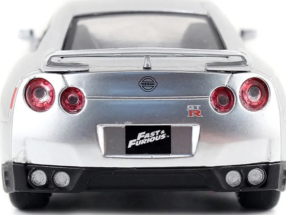 Brian s Nissan GT R R35 Silver Metallic Fast & Furious Movie 1/32 Diecast Model Car Jada JA97383