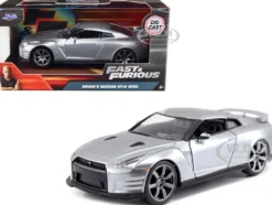 Brian s Nissan GT R R35 Silver Metallic Fast & Furious Movie 1/32 Diecast Model Car Jada JA97383